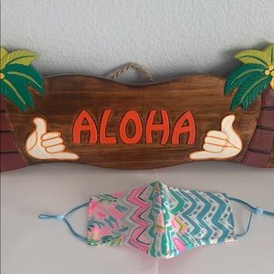 Lilly Pulitzer face mask